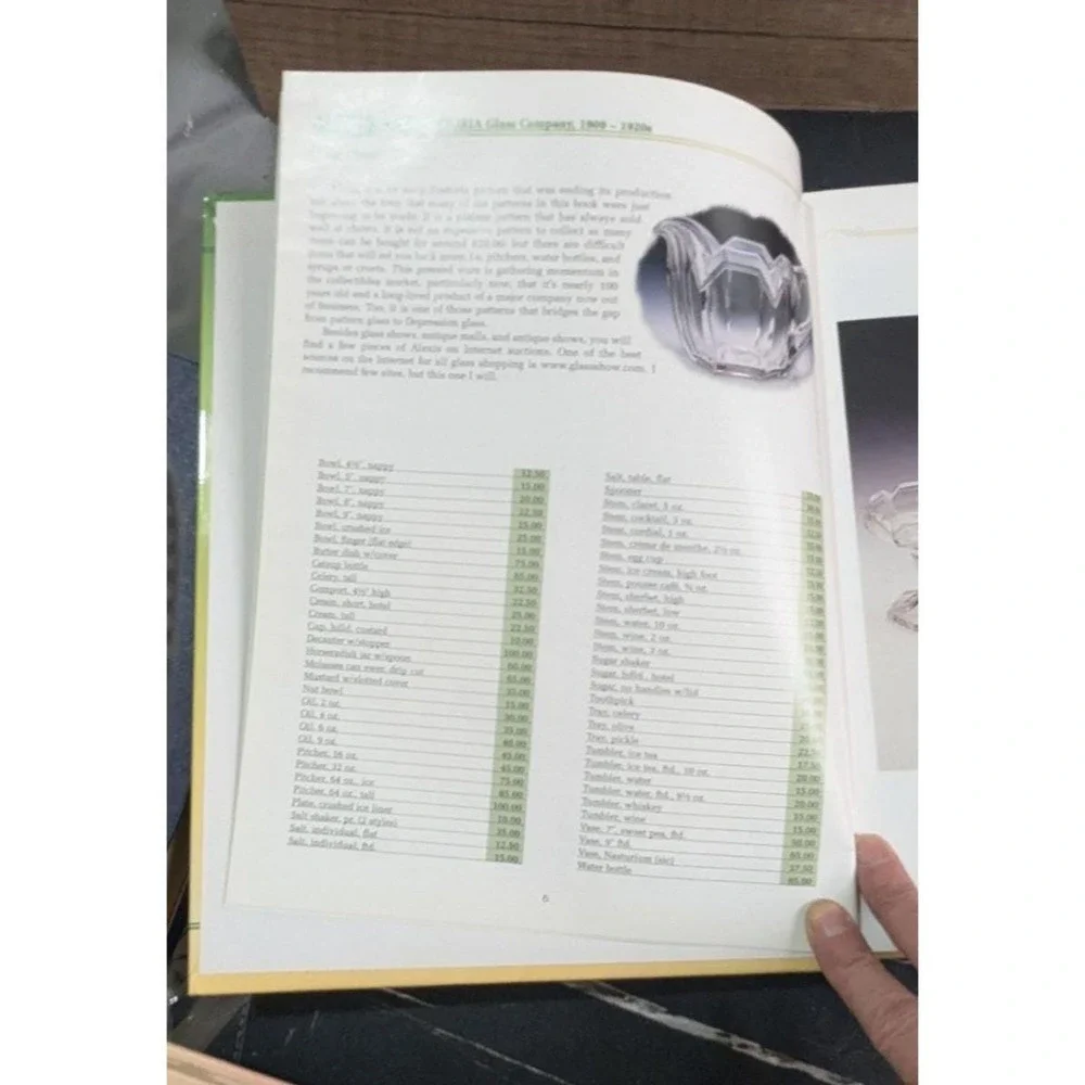 Elegant‎ Glassware of the Depression Era 10th Edition Gene Florence Guide Book